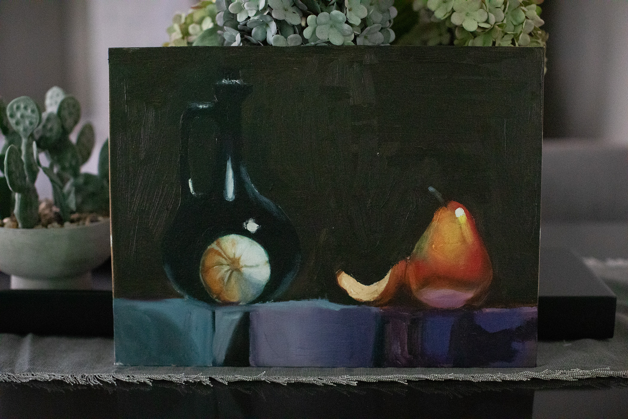 Dracula's Thanksgiving, a painting by Zeyd Suleymanli