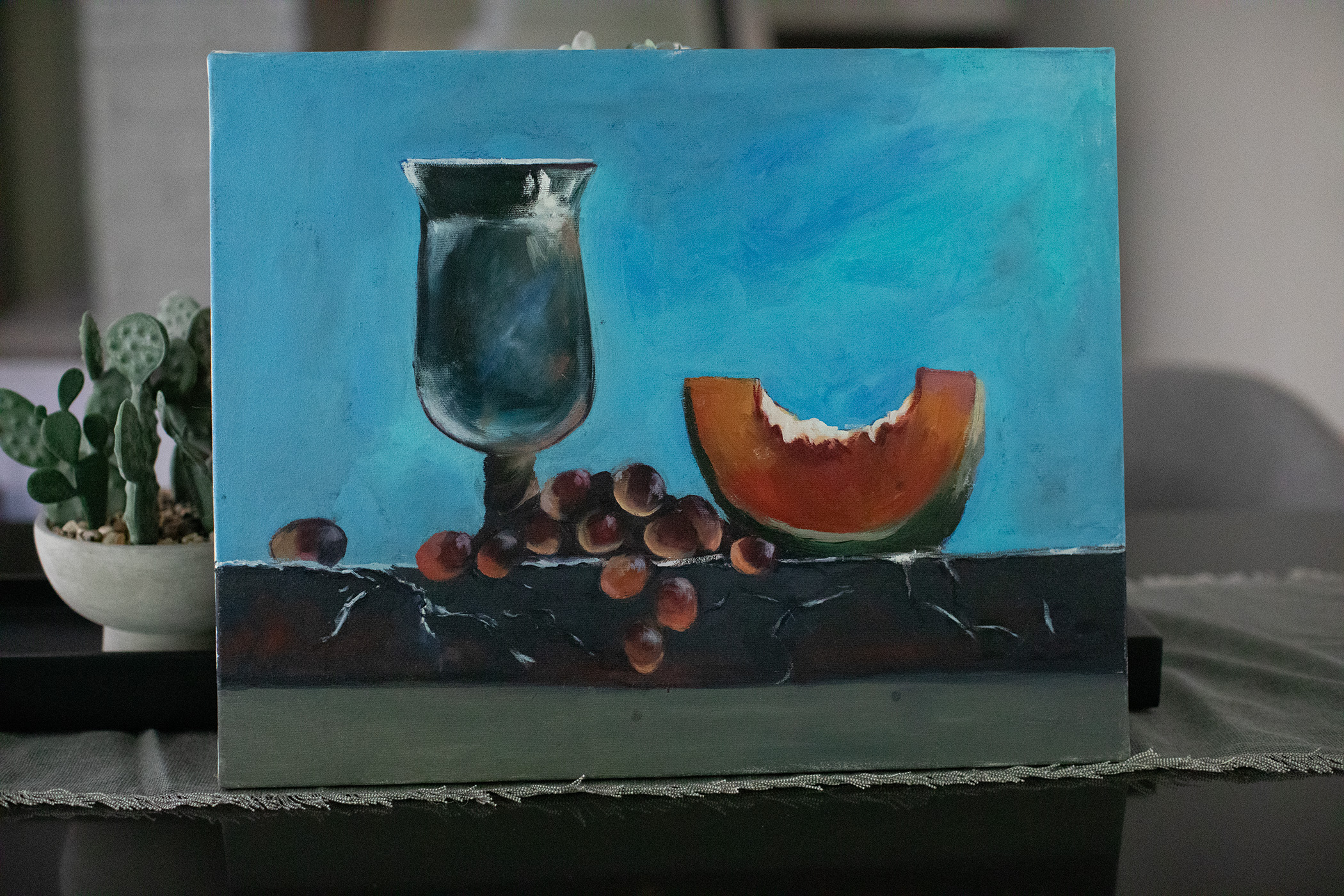 Dull Day, a painting by Zeyd Suleymanli