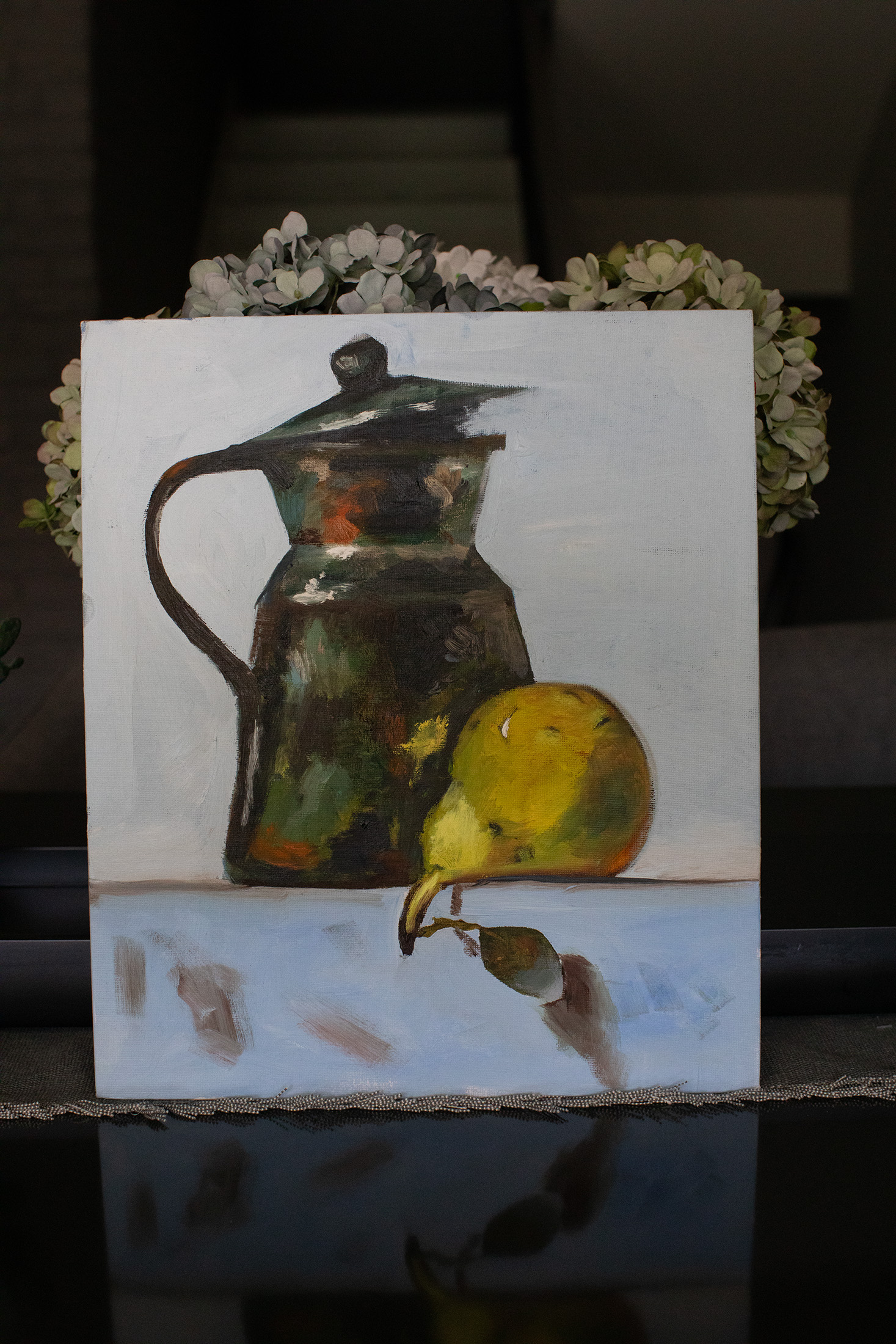 Tea Time, a painting by Zeyd Suleymanli